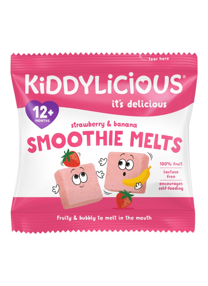 Delicious Strawberry And Banana Smoothie Melts